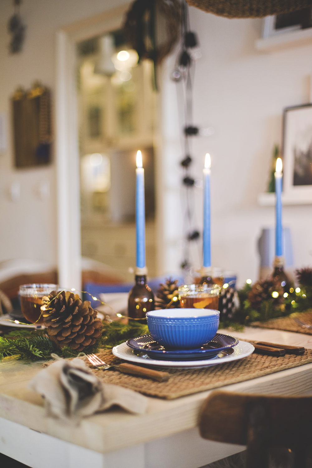 świąteczny stół, bożonarodzeniowy stół, dekoracja stołu na wigilię , rustykalne boże narodzenie, rustic christams table, christmas table 